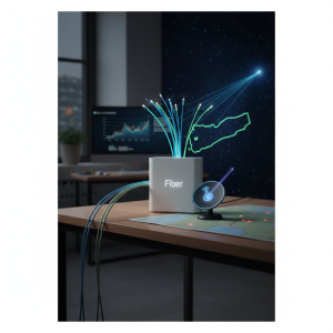 دليل إنترنت المستقبل 2026: مقارنة بين الألياف الضوئية (Fiber) وستارلينك (Starlink) – الأسعار والمميزات