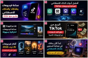 أفضل أدوات الذكاء الاصطناعي لصناعة فيديوهات TikTok والربح منها في 2026